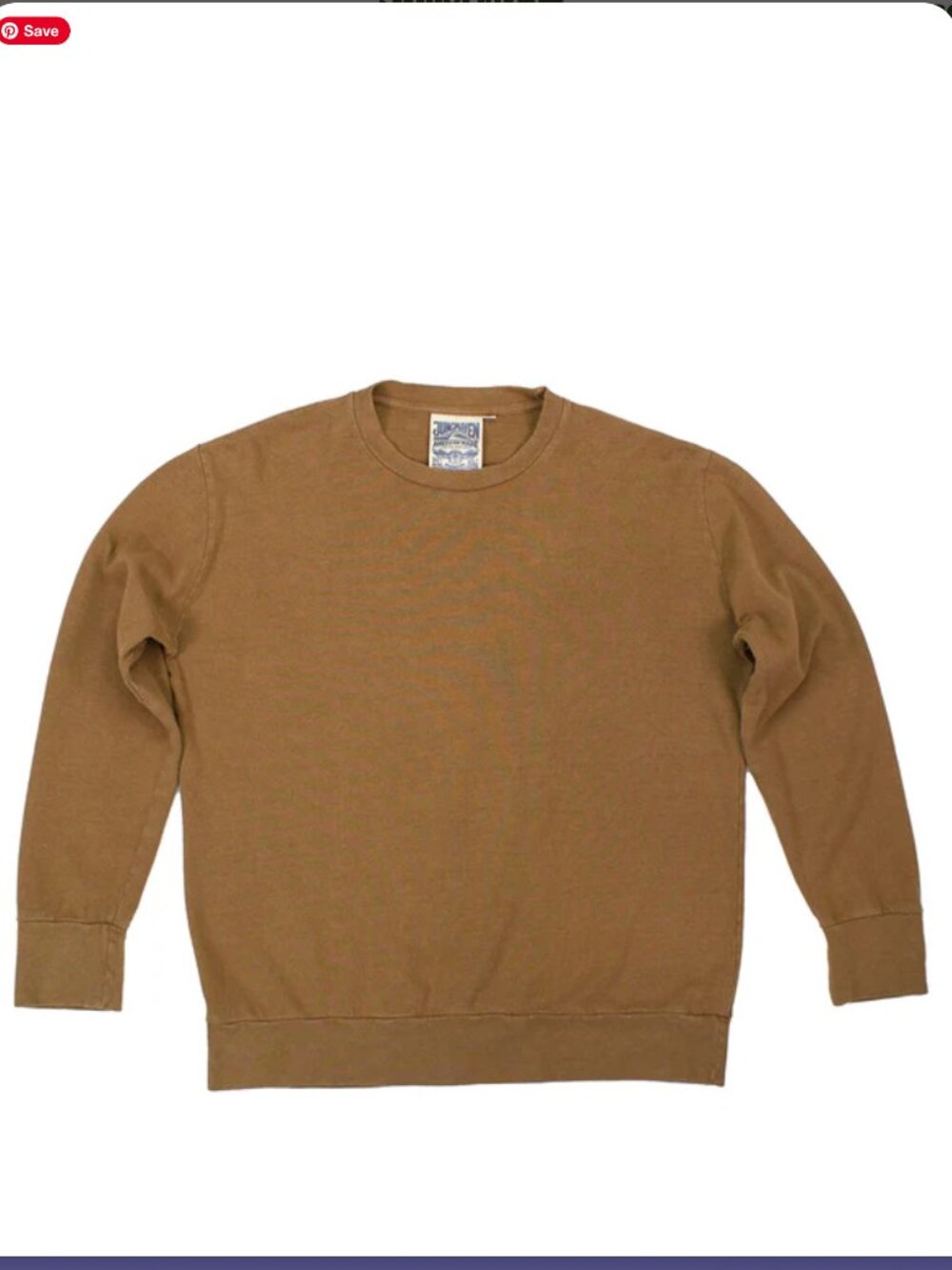Jungmaven California Pullover Sweatshirt Tan Large